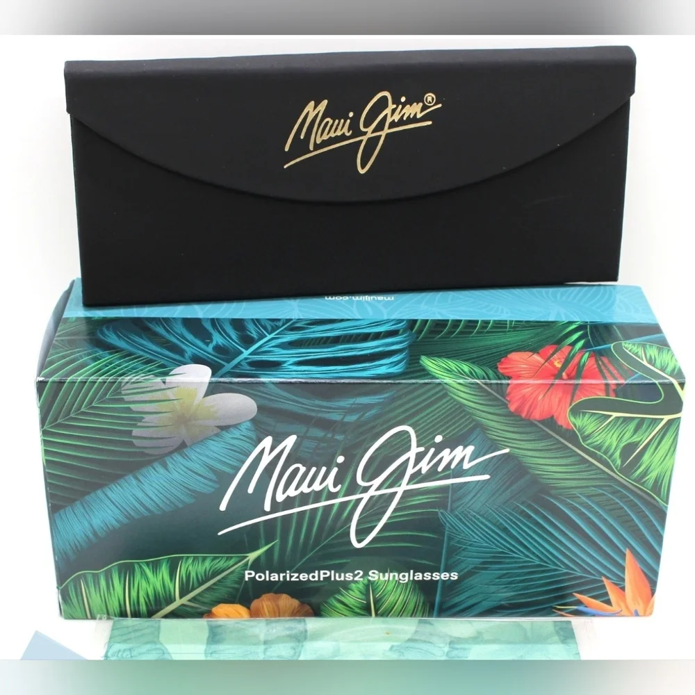 NEW! Maui Jim Kahana RS6401 Unisex Brown Rose Polarized Sunglasses Titanium NWT!